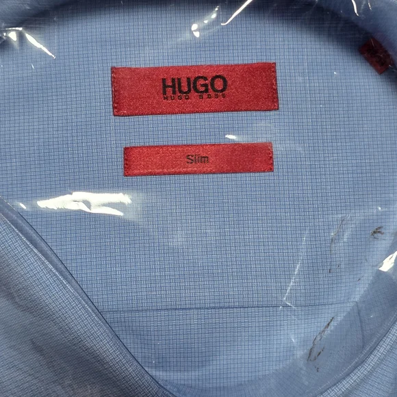 Hugo Men's Blue Dress Shirt - Slim - Picture 2 of 5